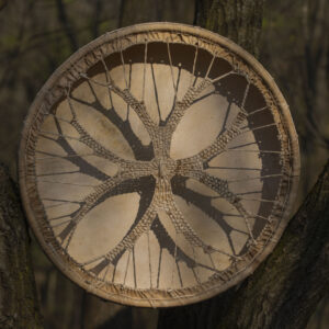 23″ Goat Hide Shaman Drum – Handcrafted Frame Drum